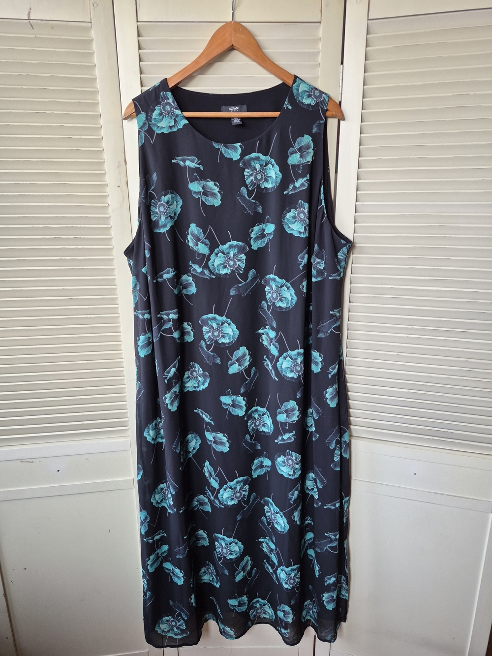 Alfani Plus Size Sleeveless Floral Maxi Dress Size 22W